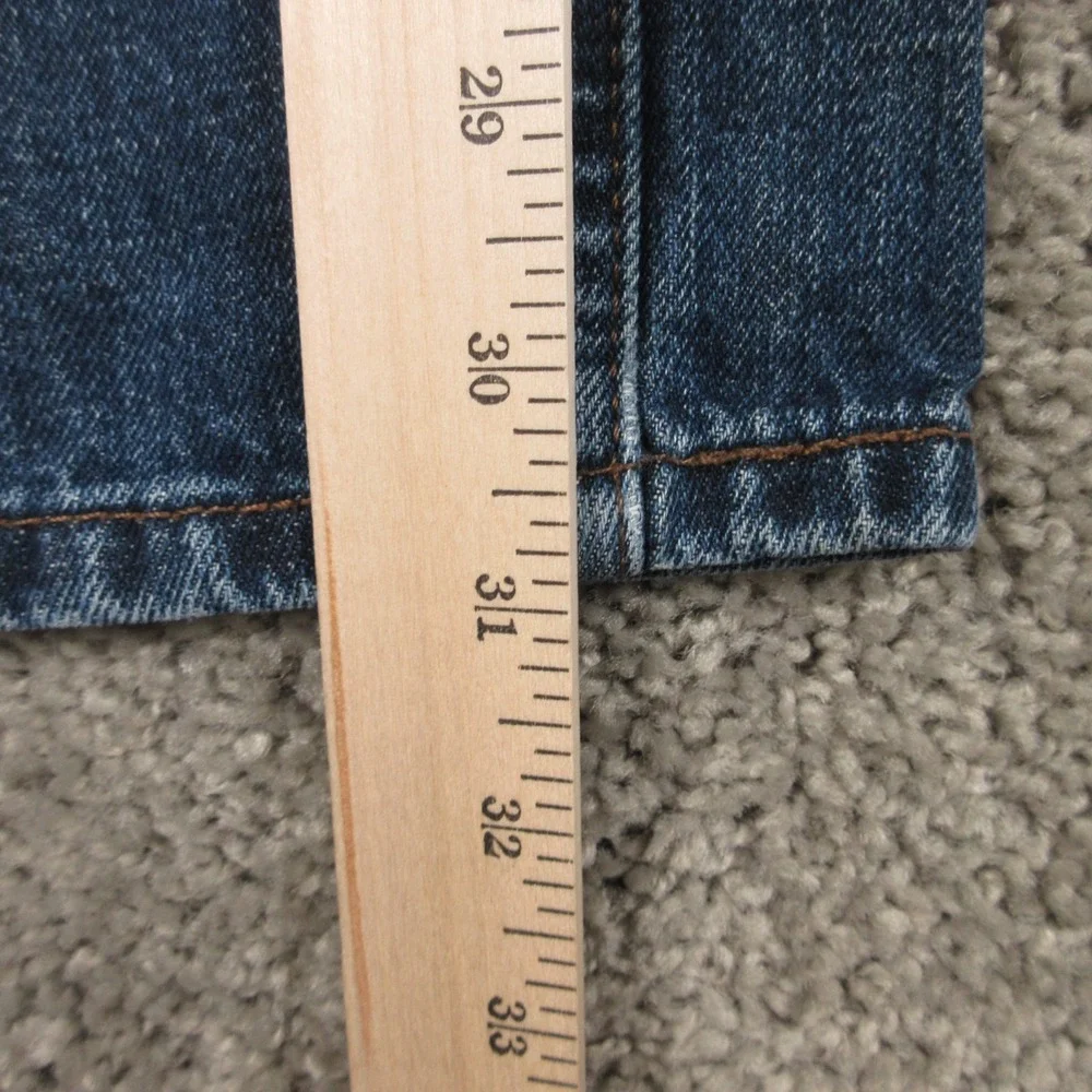 Levis Jeans Mens 30x32 Blue 527 Slim Bootcut Western Cowboy Rodeo Denim Pants